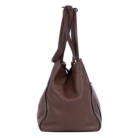 Prada Front Zip Pocket Shopping Tote - Picture 4 of 11